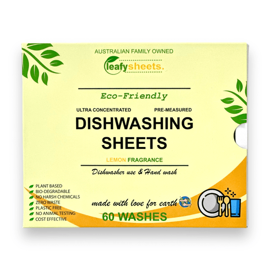 DISHWASHING DETERGENT SHEETS - Premium Dishwashing detergent sheet from Leafy Sheets - Just $26.99! Shop now at Leafy Sheets