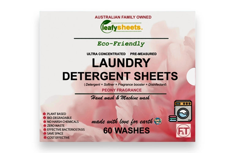 Eco friendly laundry detergent sheets